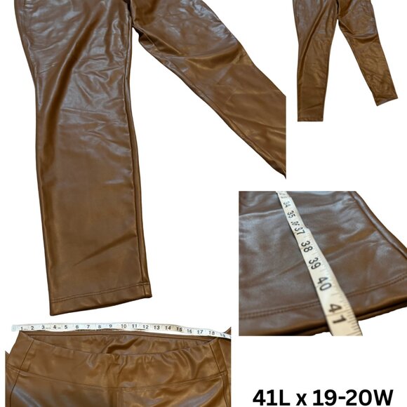 Open Edit Top/Dress (NWT) + GAP Faux Leather Leggings – XL Fall Outfit Bundle - Picture 3 of 3